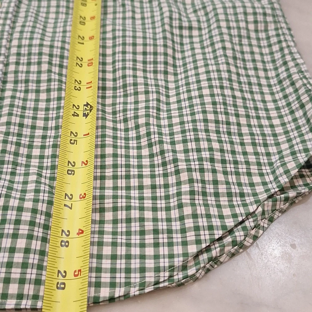 Polo Ralph Lauren Green Plaid Purple Pony Men's Longsleeve Button Down Shirt‎ Sm - Picture 6 of 7